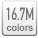 16.7M color
