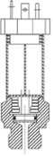 Assembly of a pressure sensor with O-ring measuring cell