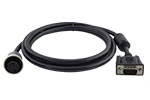 RS232 Male cable,M12 rated IP65