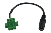 Power adapter to IP65 connector