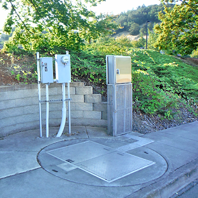 Sewage Pump Lift Station Radar Level Transmitter