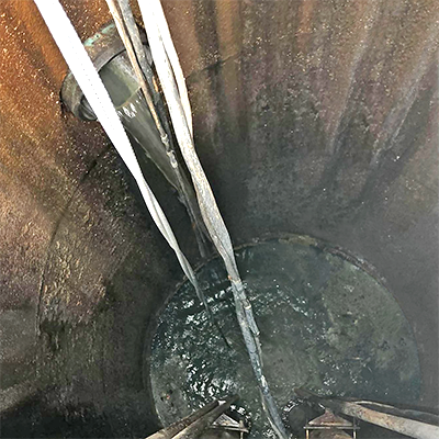 Bleach Chemical Feed Tank Ultrasonic Level Measurement