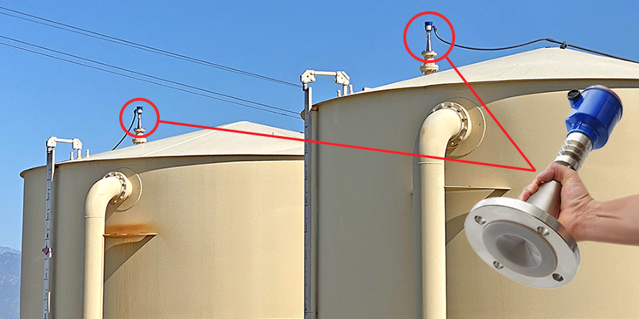 Drinking Water Storage Tank Radar Level Measurement
