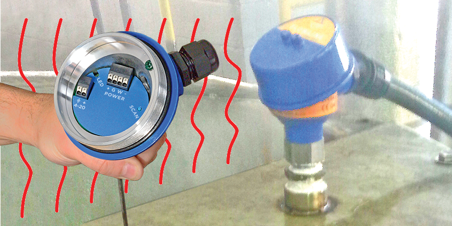 Steam & Foam Wastewater Guided Wave Level Sensor