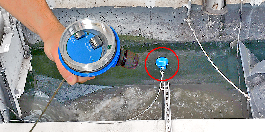 Wastewater Open Channel Guided Wave Flow Sensor